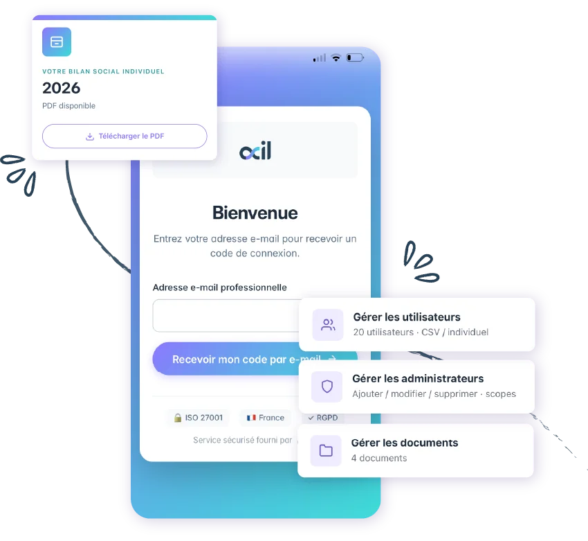 Illustration de la plateforme Oxil-Share